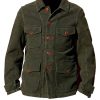 Men DJ Jacket | Lapel Double Pocket Single Breasted Colorful Plaid Jacket Army Green