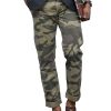 Men QMY Bottoms | Men'S Fashionable Casual Pants Camouflage