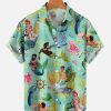 Men DJ Shirts | Men'S Ocean Dolphin Octopus Mermaid Shirt