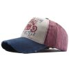 Accessories&Shoes HLJ | Distressed Washed Cotton Motorcycle Print Baseball Cap