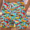 Men GYJ Shorts | Colorful Fish Print Track Shorts Photo Color