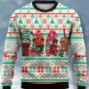 Men GYJ Ugly Sweater | Funny Santa Print Casual Crew Neck Sweatshirt Photo Color