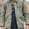 Men DJ Jacket | Outdoor Multi-Pocket Lapel Solid Color Casual Jacket Army Green