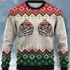 Men DJ Ugly Sweater | Fun Christmas Print Casual Crew Neck Sweatshirt Photo Color