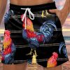 Men DJ Bottoms | Vintage Chicken Pocket Lounge Shorts Photo Color