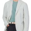 Men TH Jacket | Men'S Classic Striped Blazer Blue