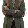 Men BXL Jacket | Vintage Wool Suede Patchwork Lapel Casual Coat Blazer Army Green